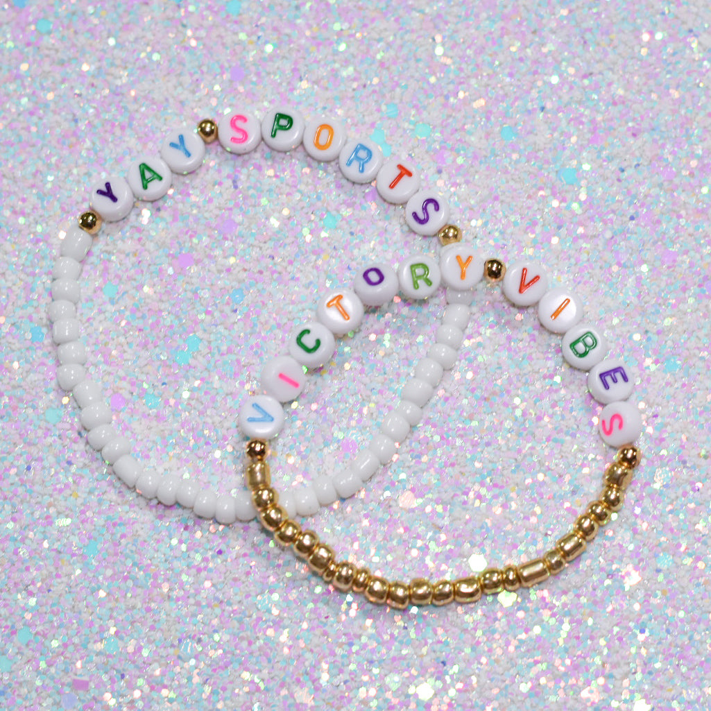 Gameday Beaded Bracelets