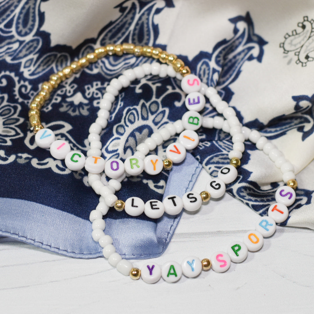 Gameday Beaded Bracelets