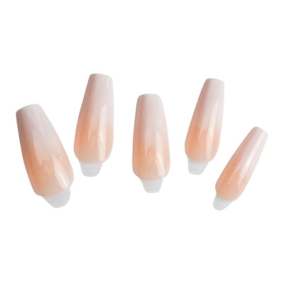 Coffin Medium Press On Nails