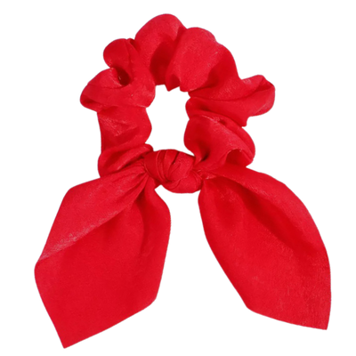 Velvet Satin Bunny Scrunchies