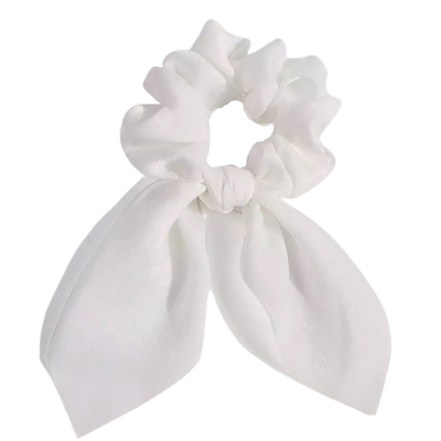 Velvet Satin Bunny Scrunchies