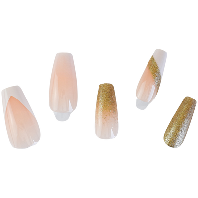 Coffin Medium Press On Nails