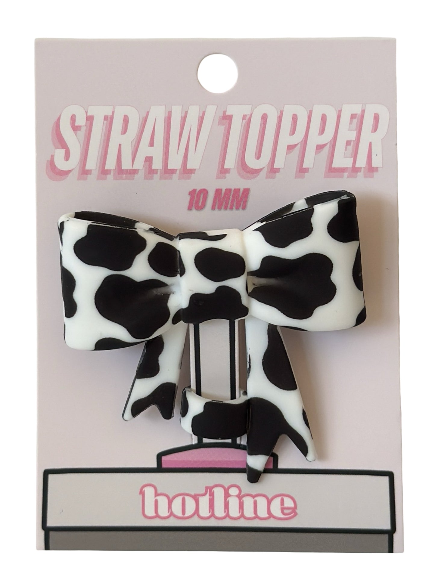 Large Bow Straw Toppers