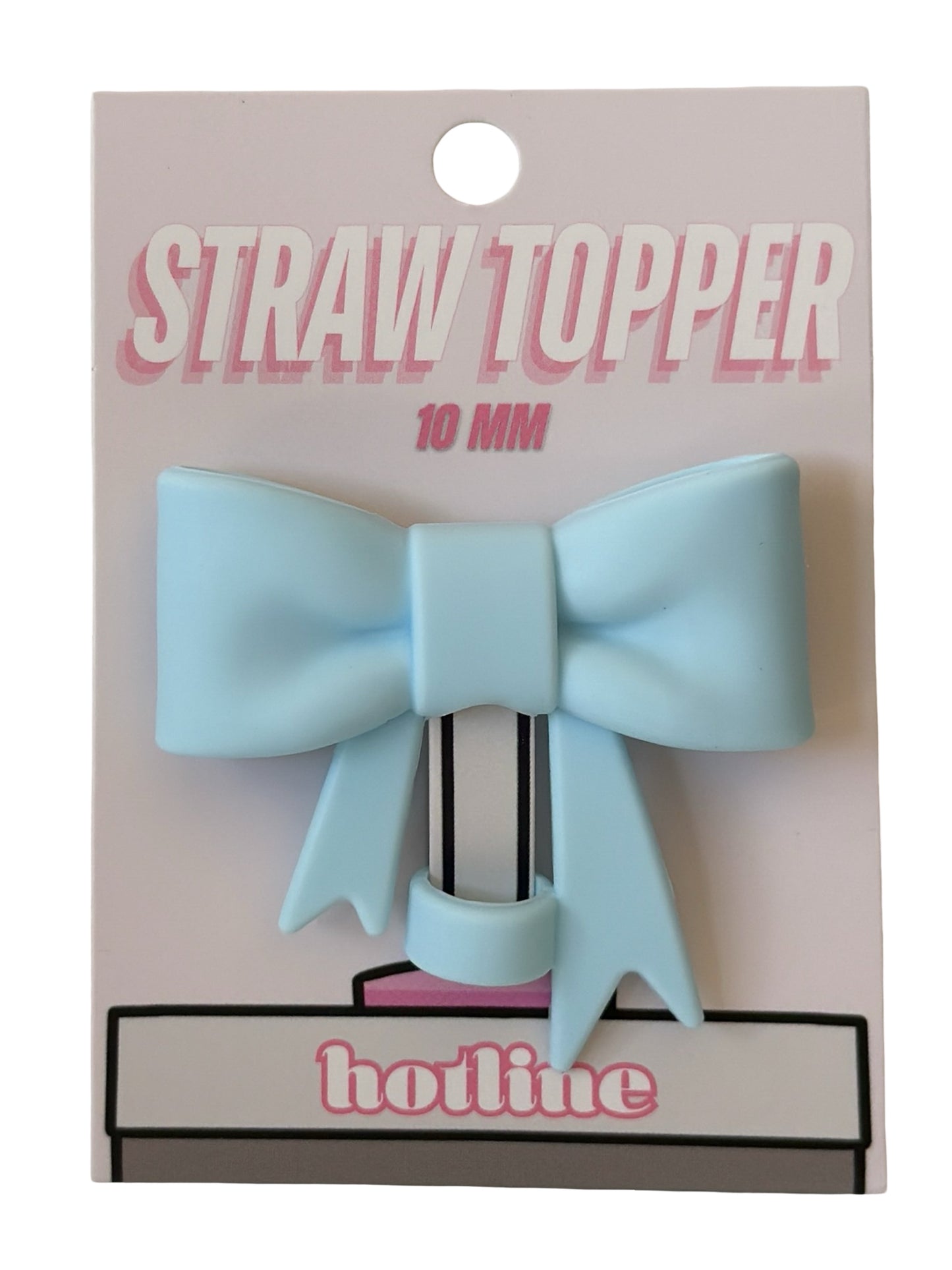 Large Bow Straw Toppers