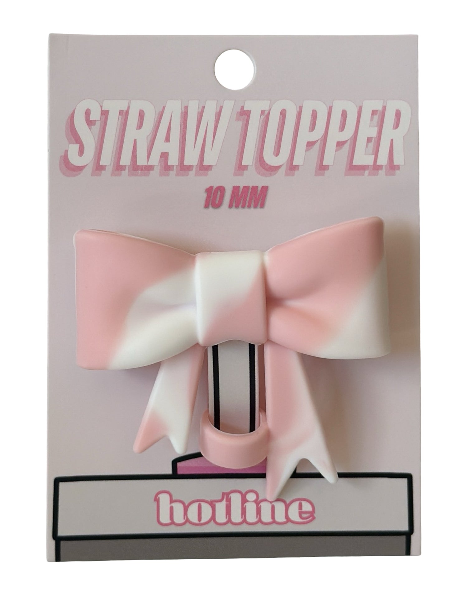 Large Bow Straw Toppers