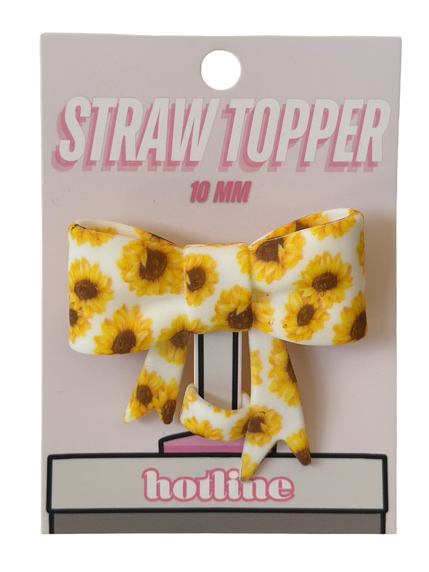 Large Bow Straw Toppers