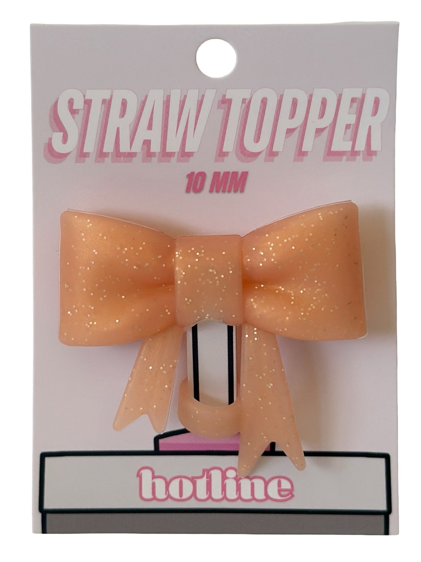 Large Bow Straw Toppers
