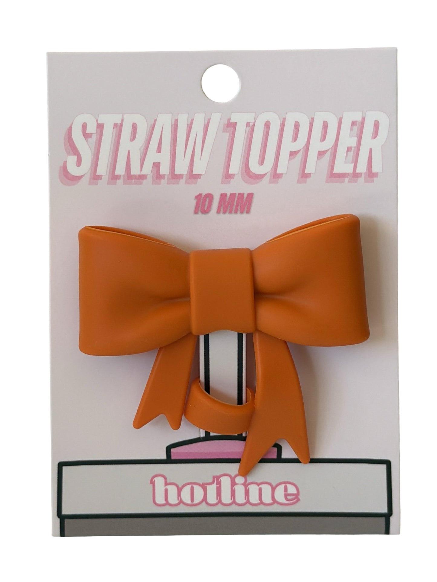 Large Bow Straw Toppers