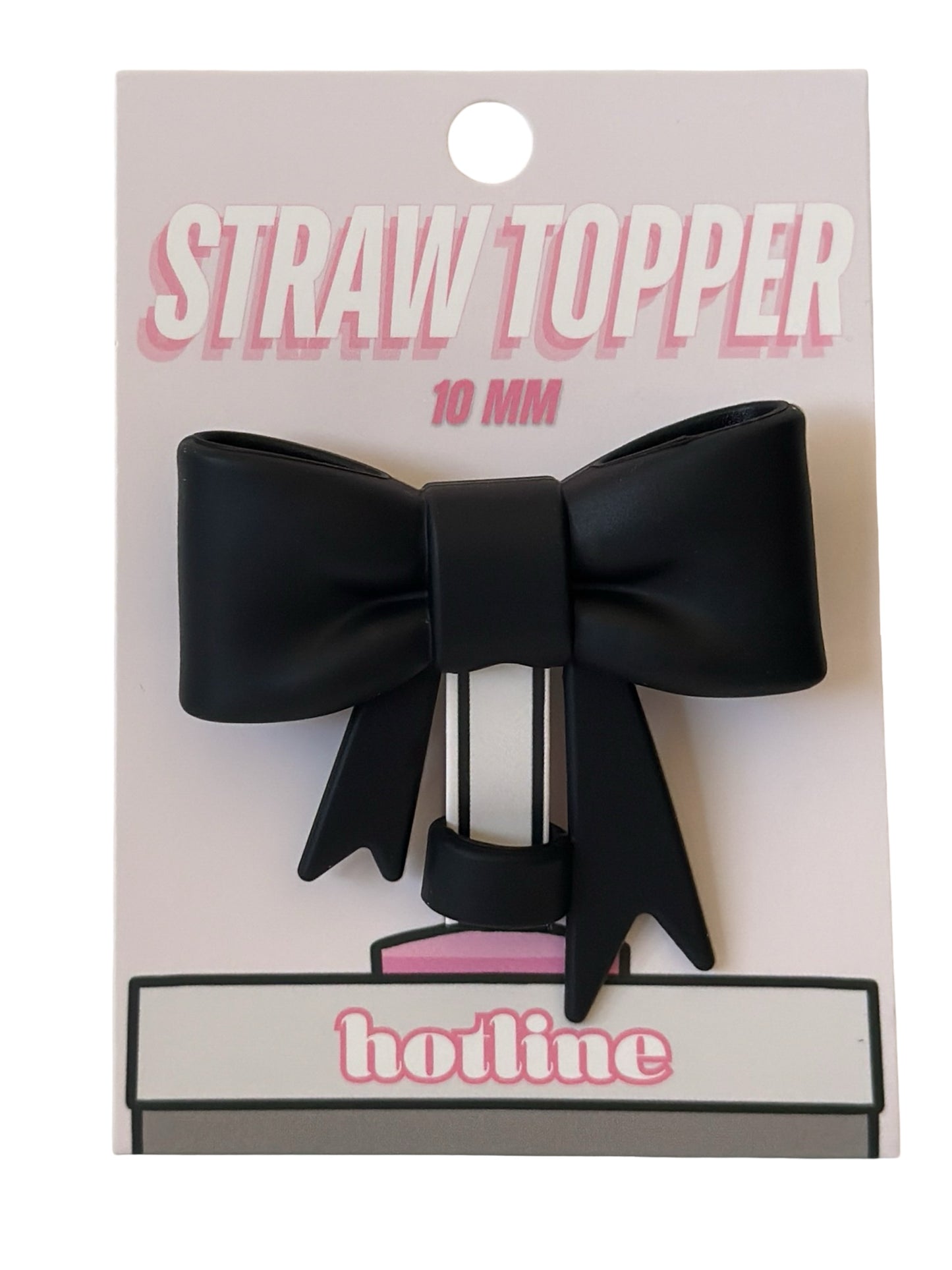 Large Bow Straw Toppers