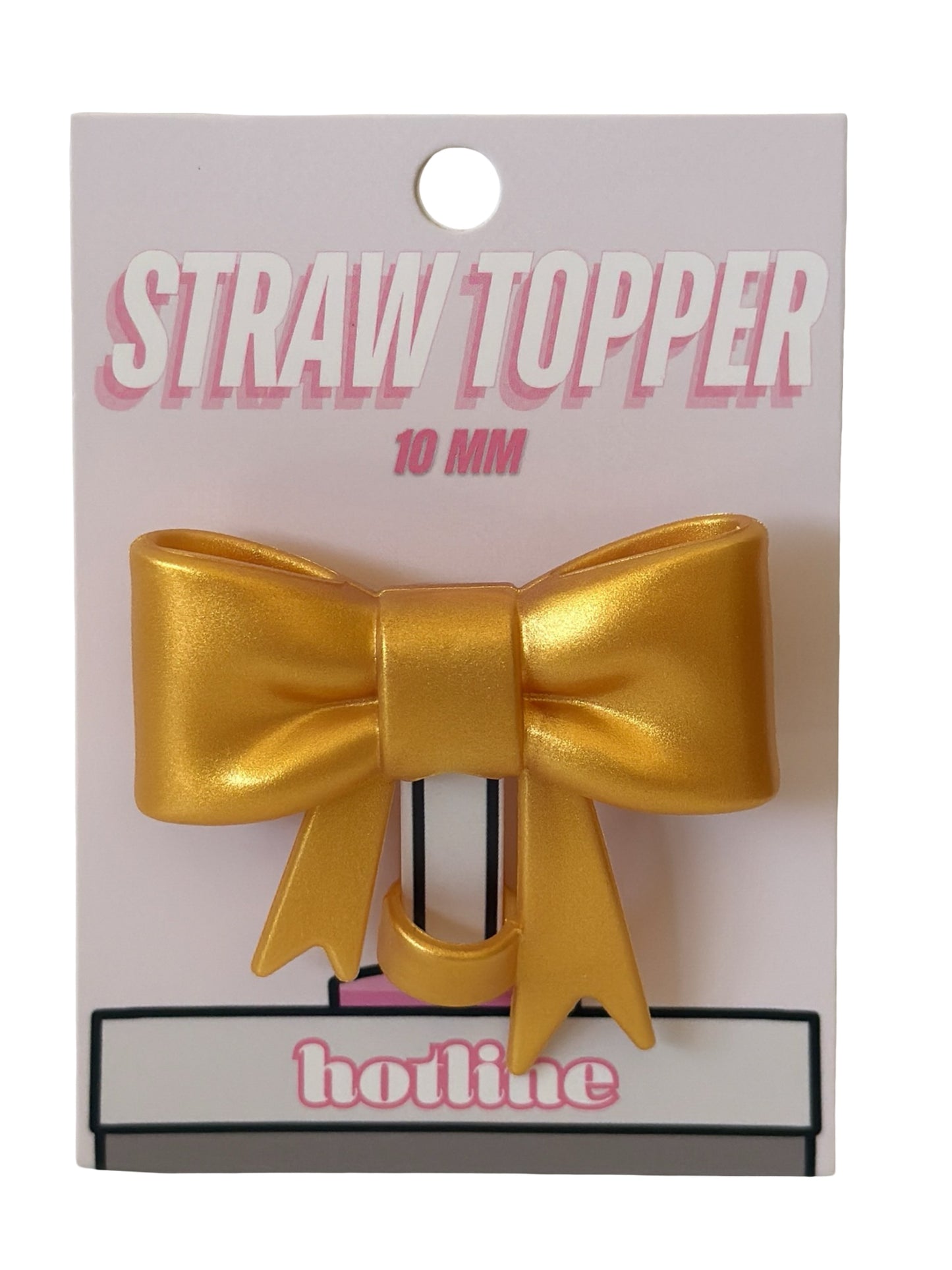 Large Bow Straw Toppers