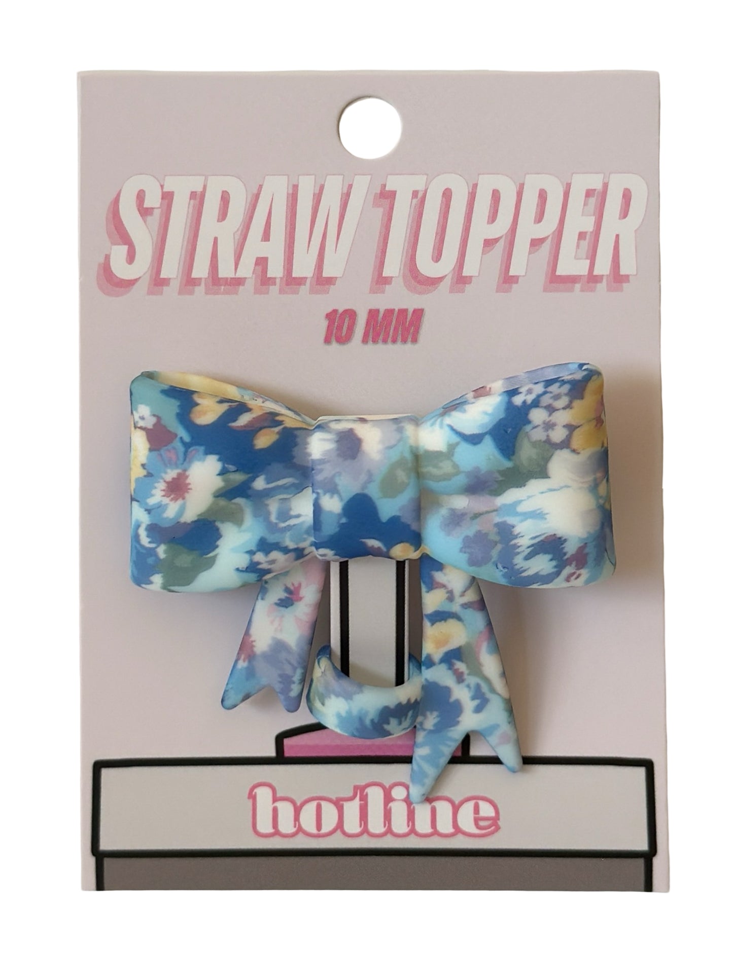 Large Bow Straw Toppers
