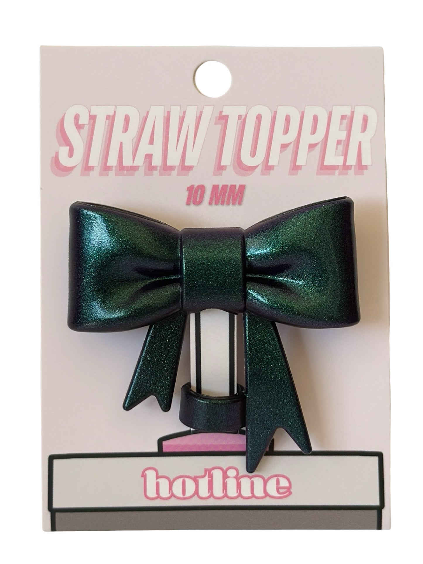 Large Bow Straw Toppers