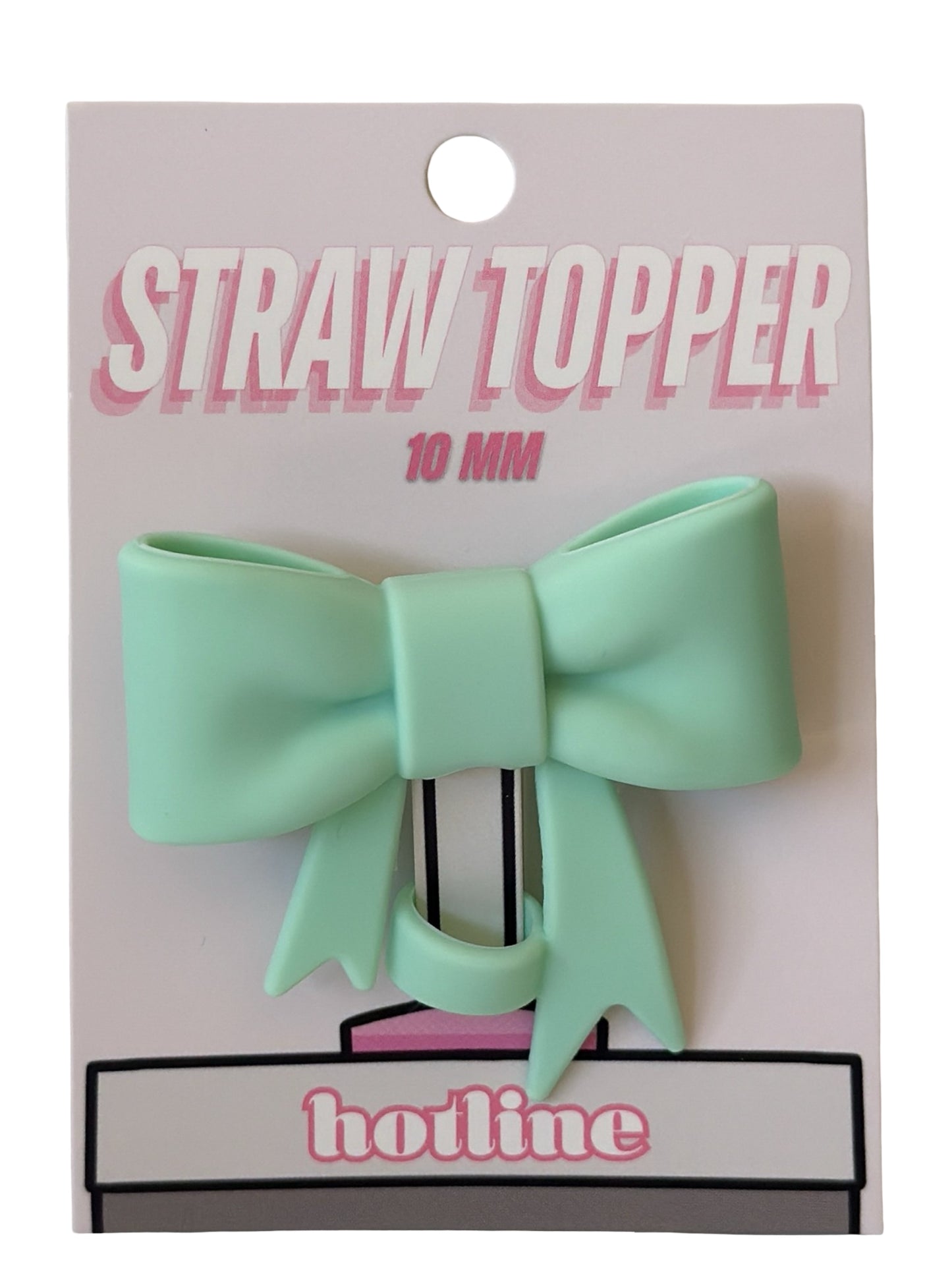 Large Bow Straw Toppers