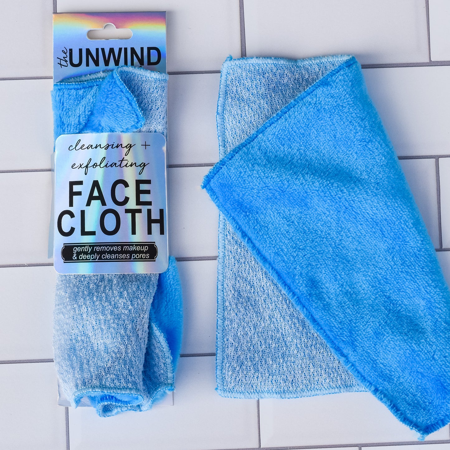 Dual Texture Cleansing + Exfoliating Face Cloth