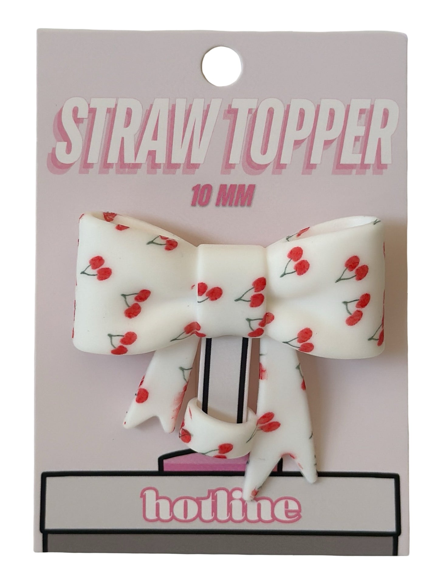 Large Bow Straw Toppers
