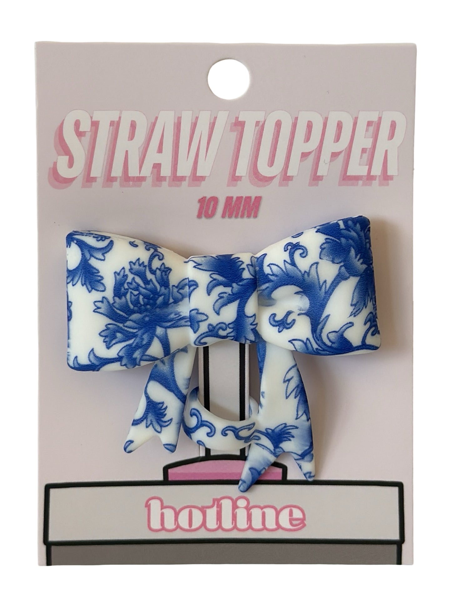 Large Bow Straw Toppers