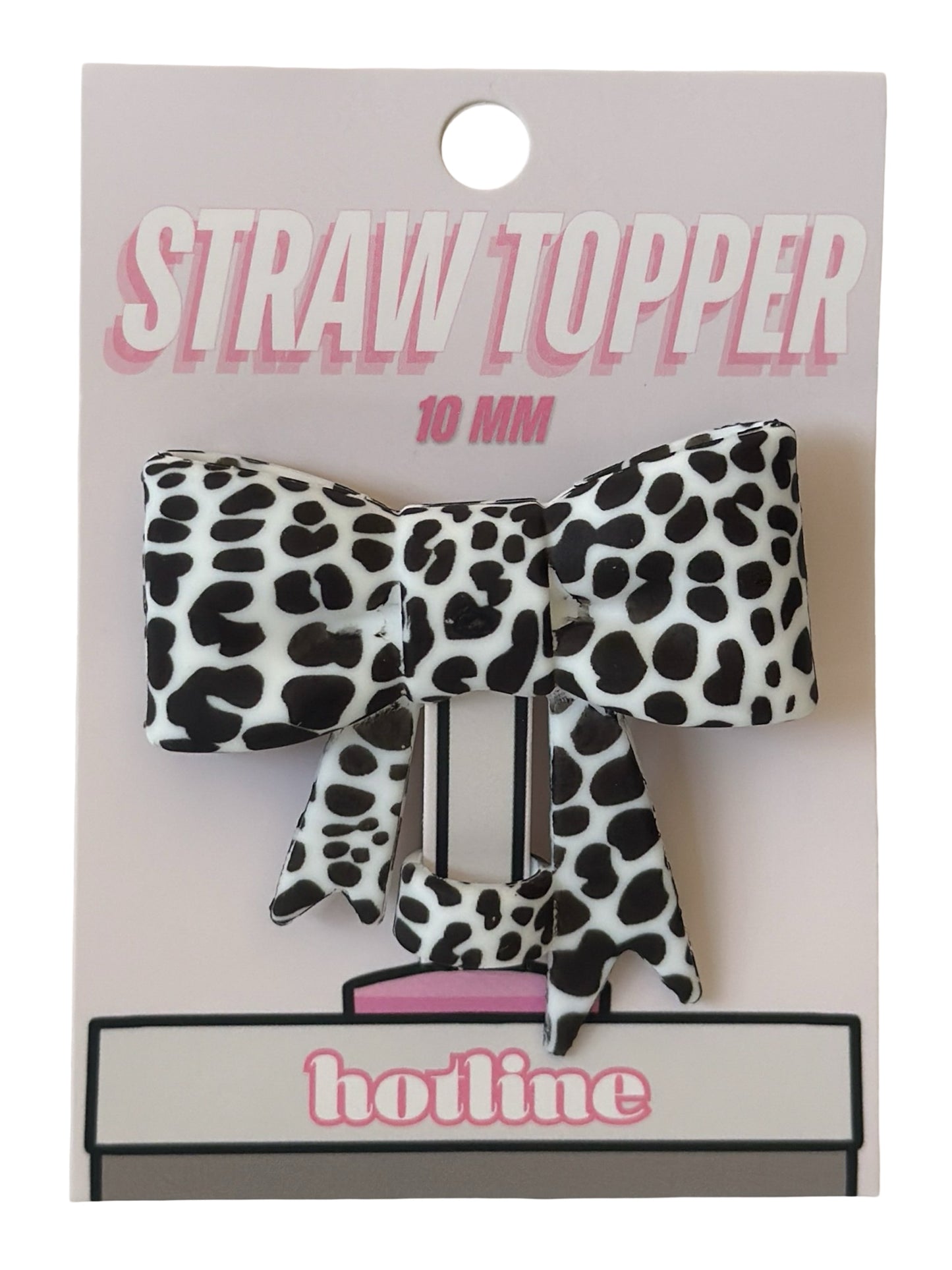 Large Bow Straw Toppers