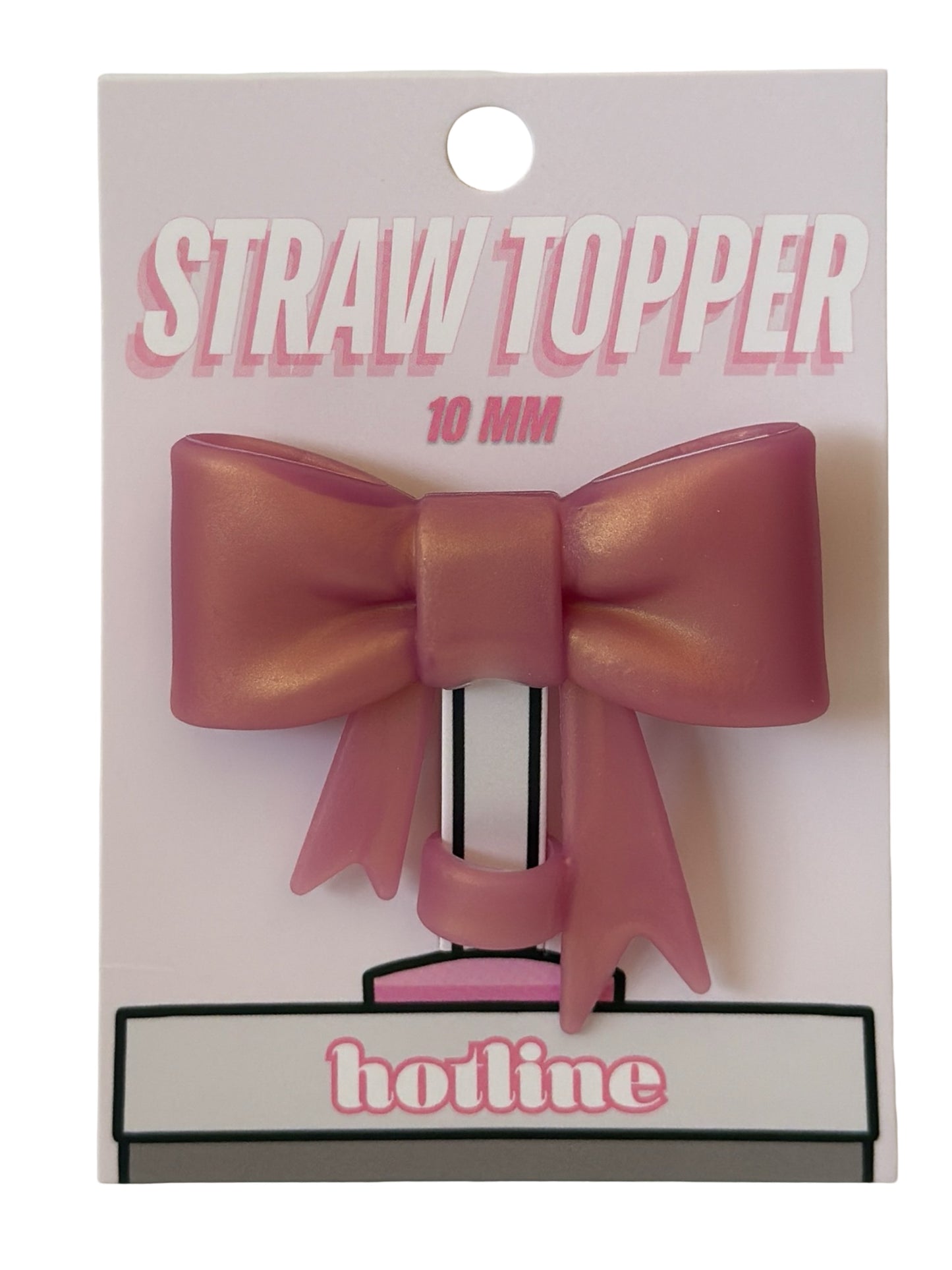 Large Bow Straw Toppers
