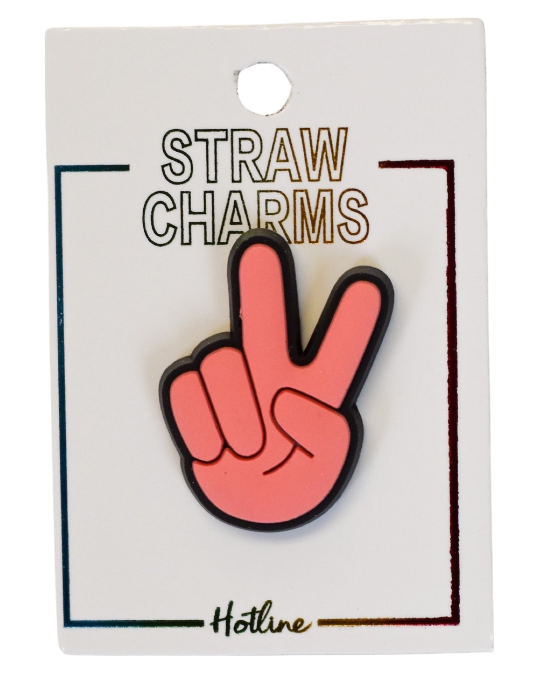 Straw Charms (Peace & Love)