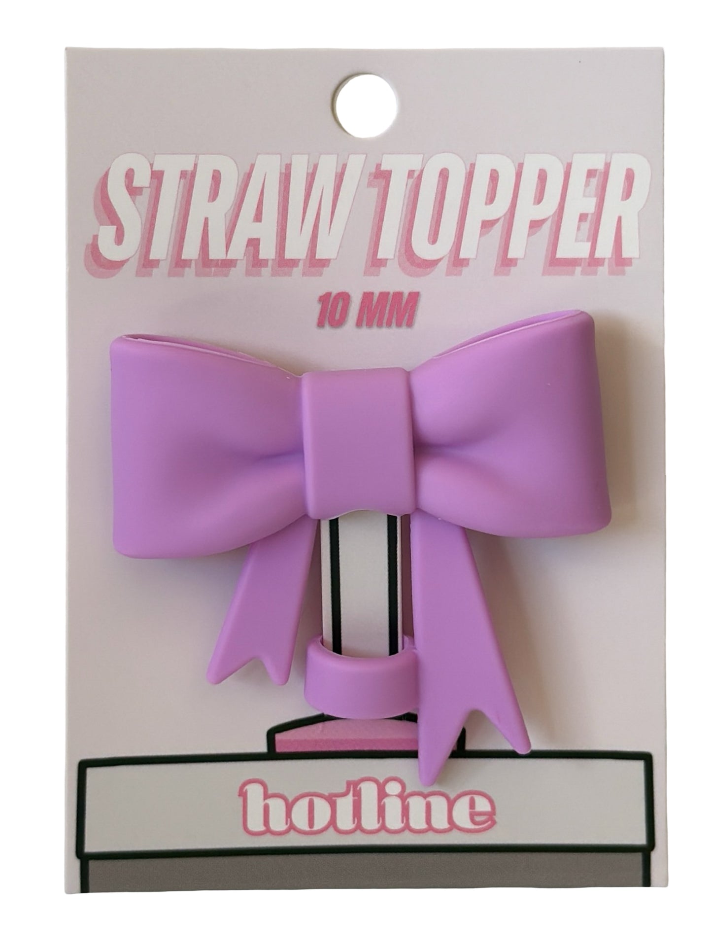 Large Bow Straw Toppers