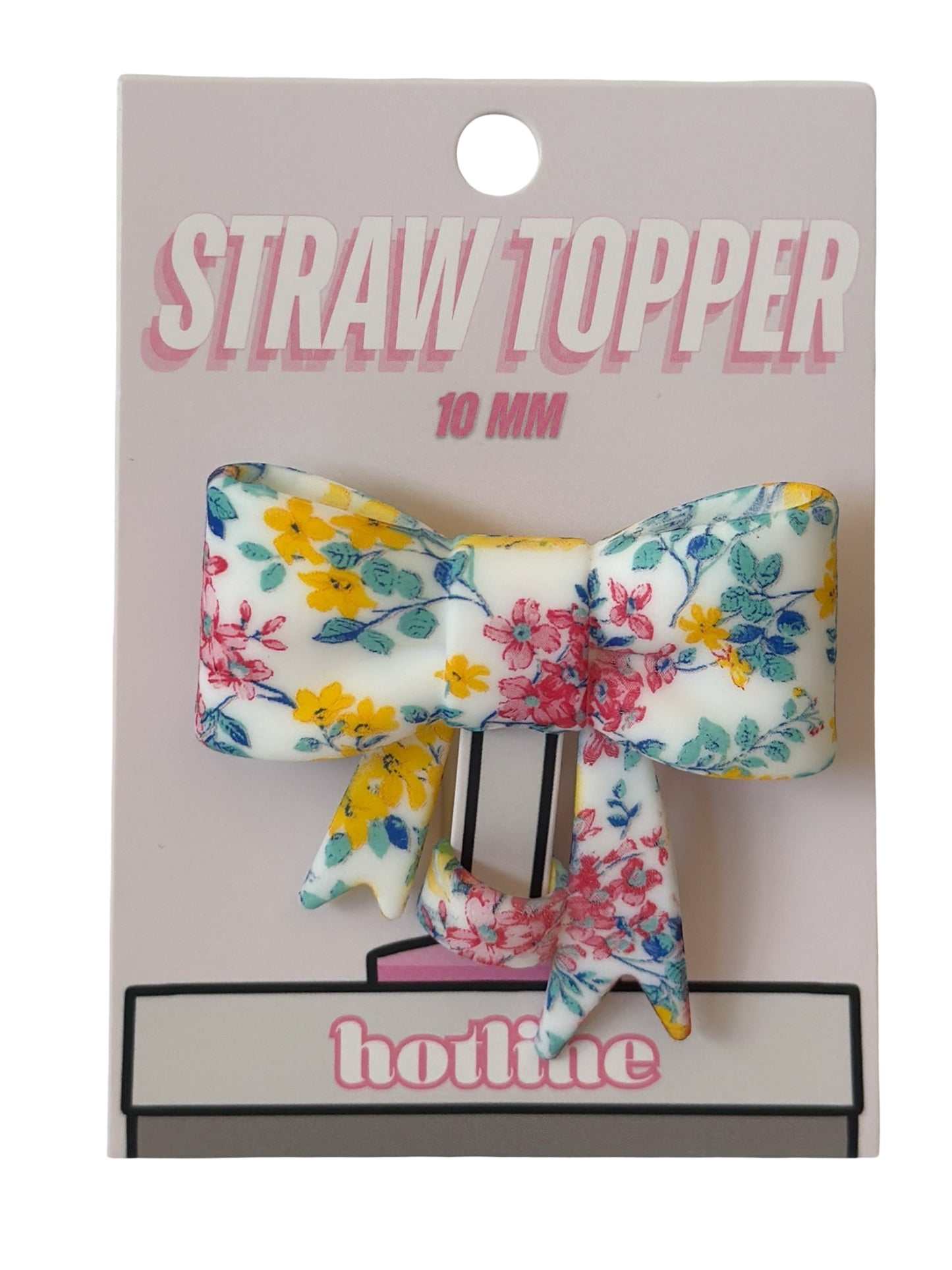 Large Bow Straw Toppers