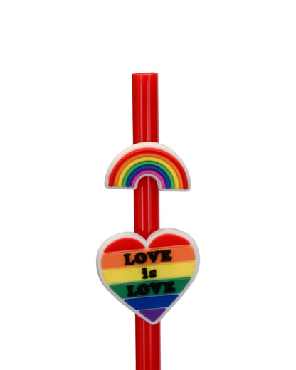 Straw Charms (Peace & Love)