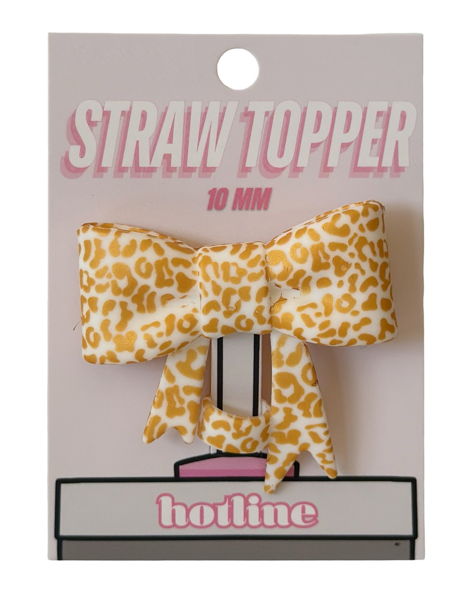 Large Bow Straw Toppers