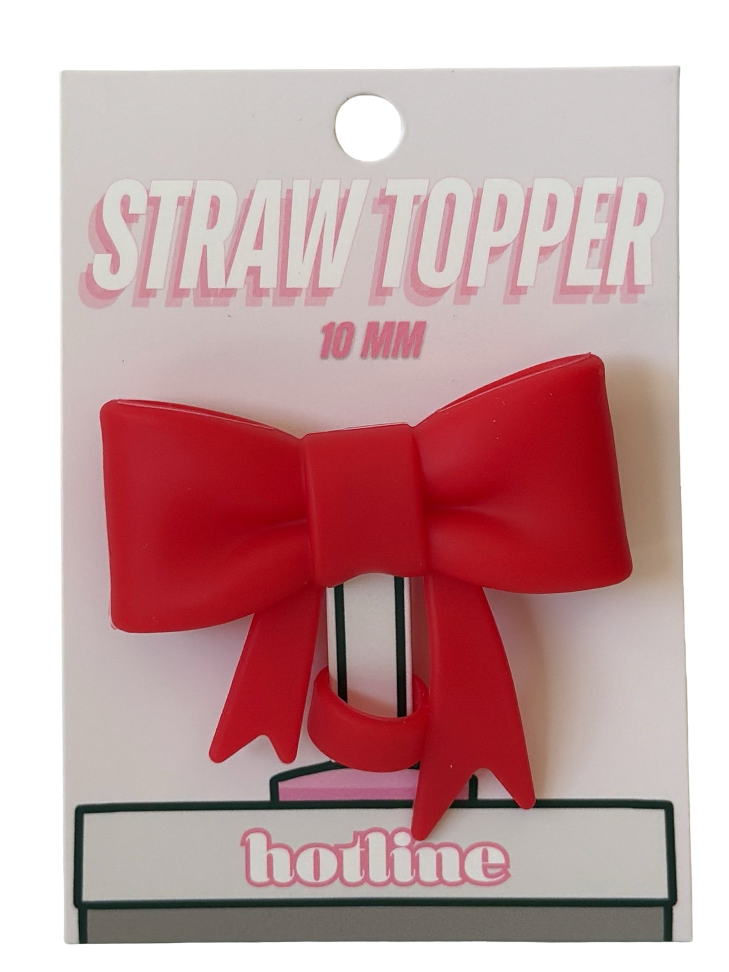 Large Bow Straw Toppers