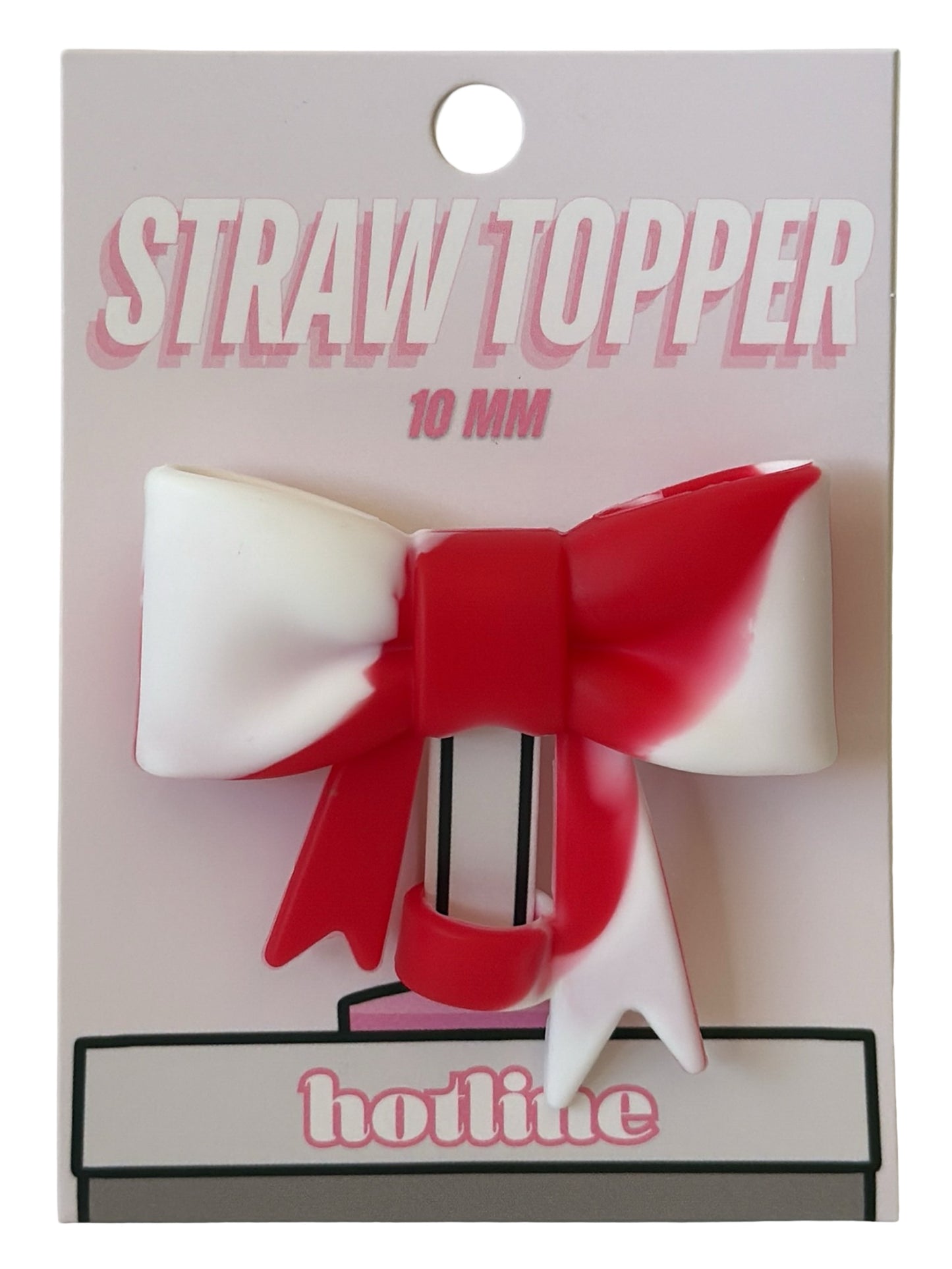 Large Bow Straw Toppers