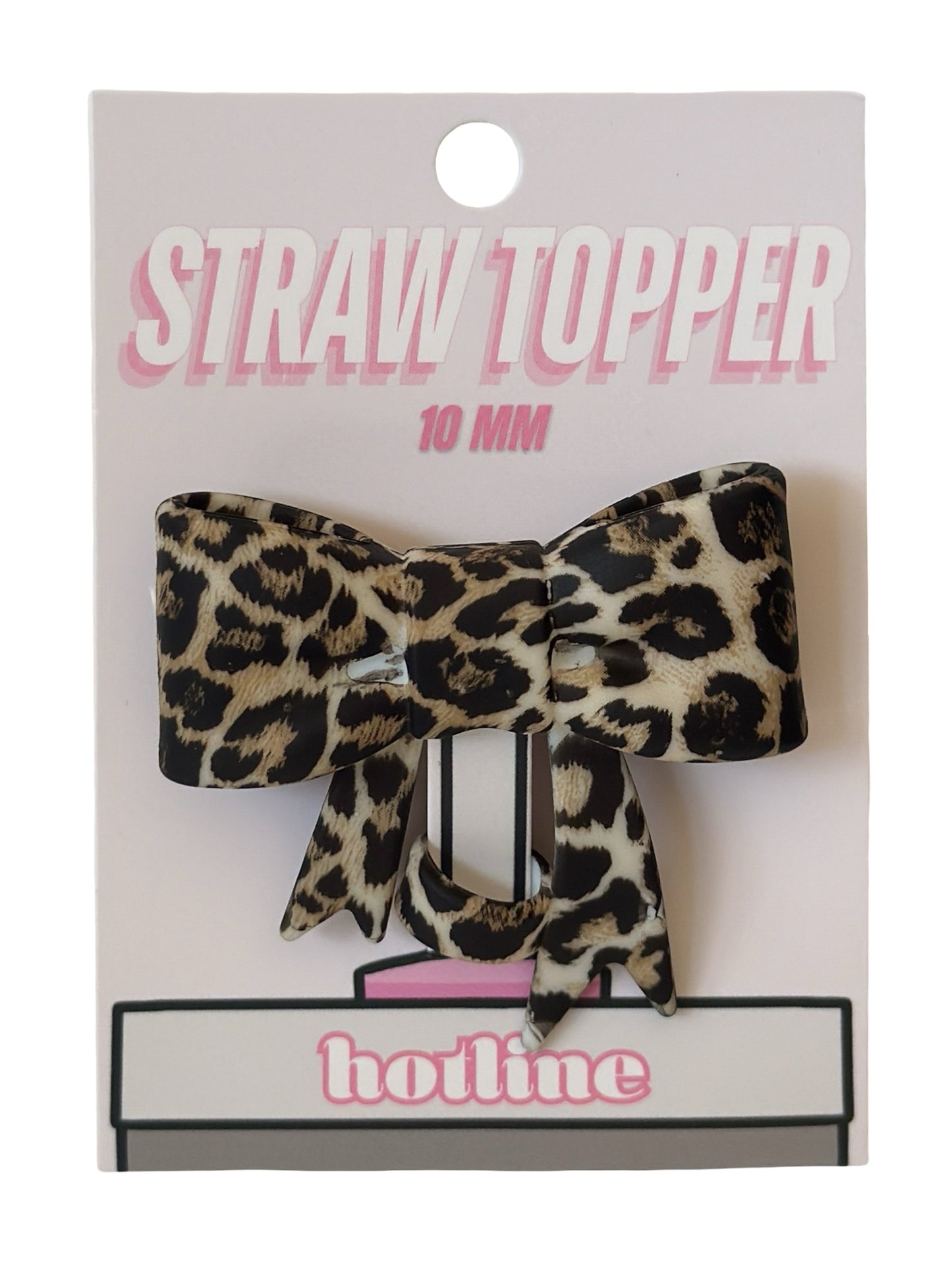 Large Bow Straw Toppers