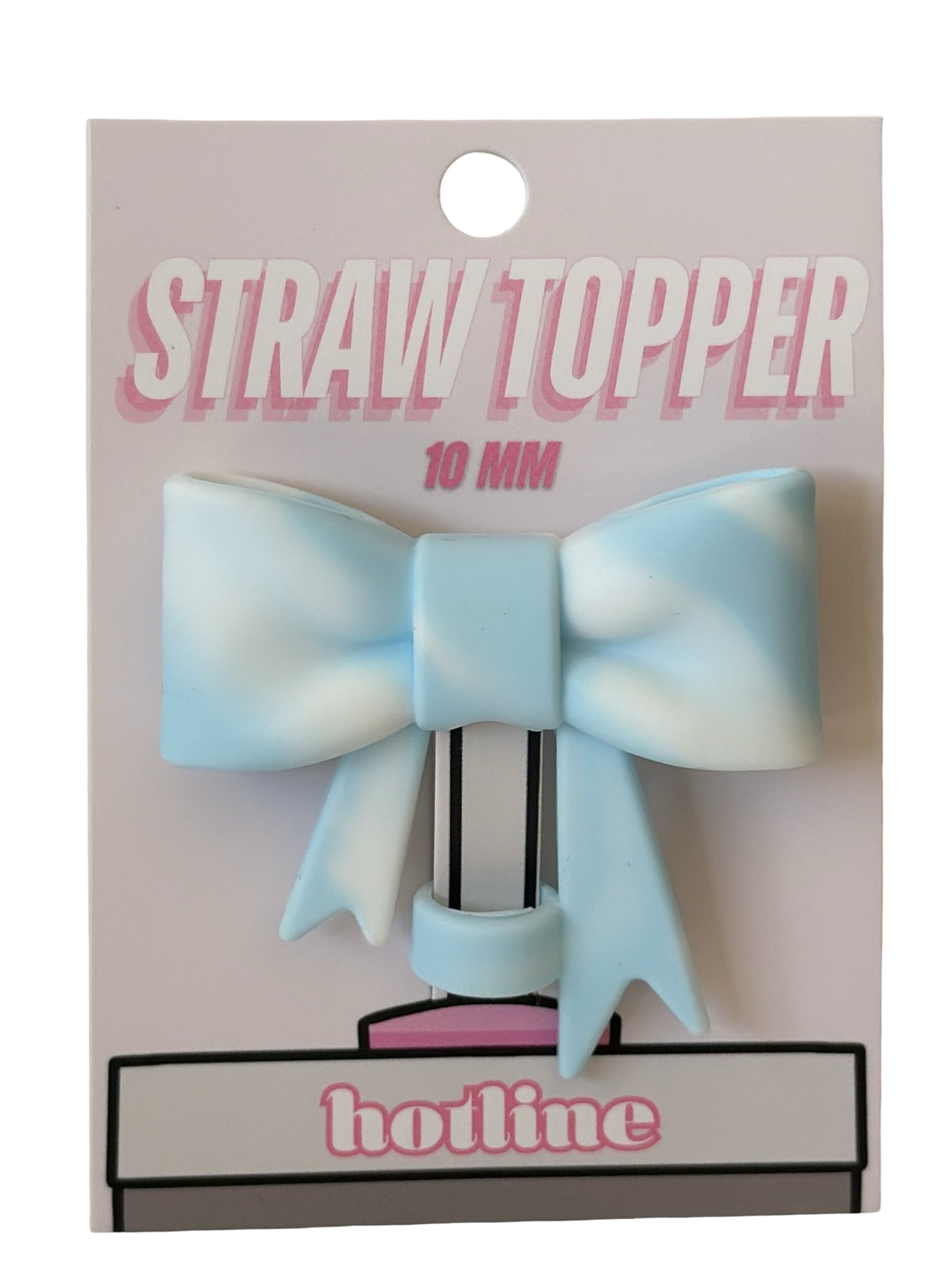 Large Bow Straw Toppers