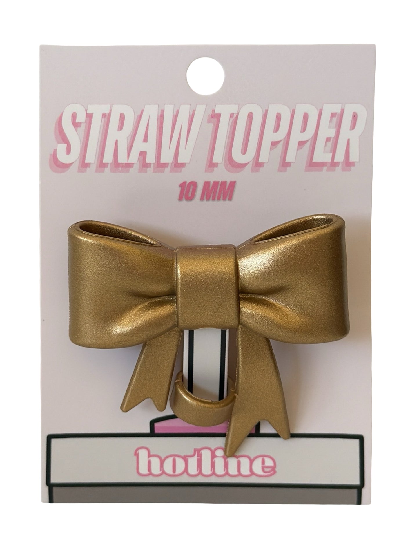 Large Bow Straw Toppers