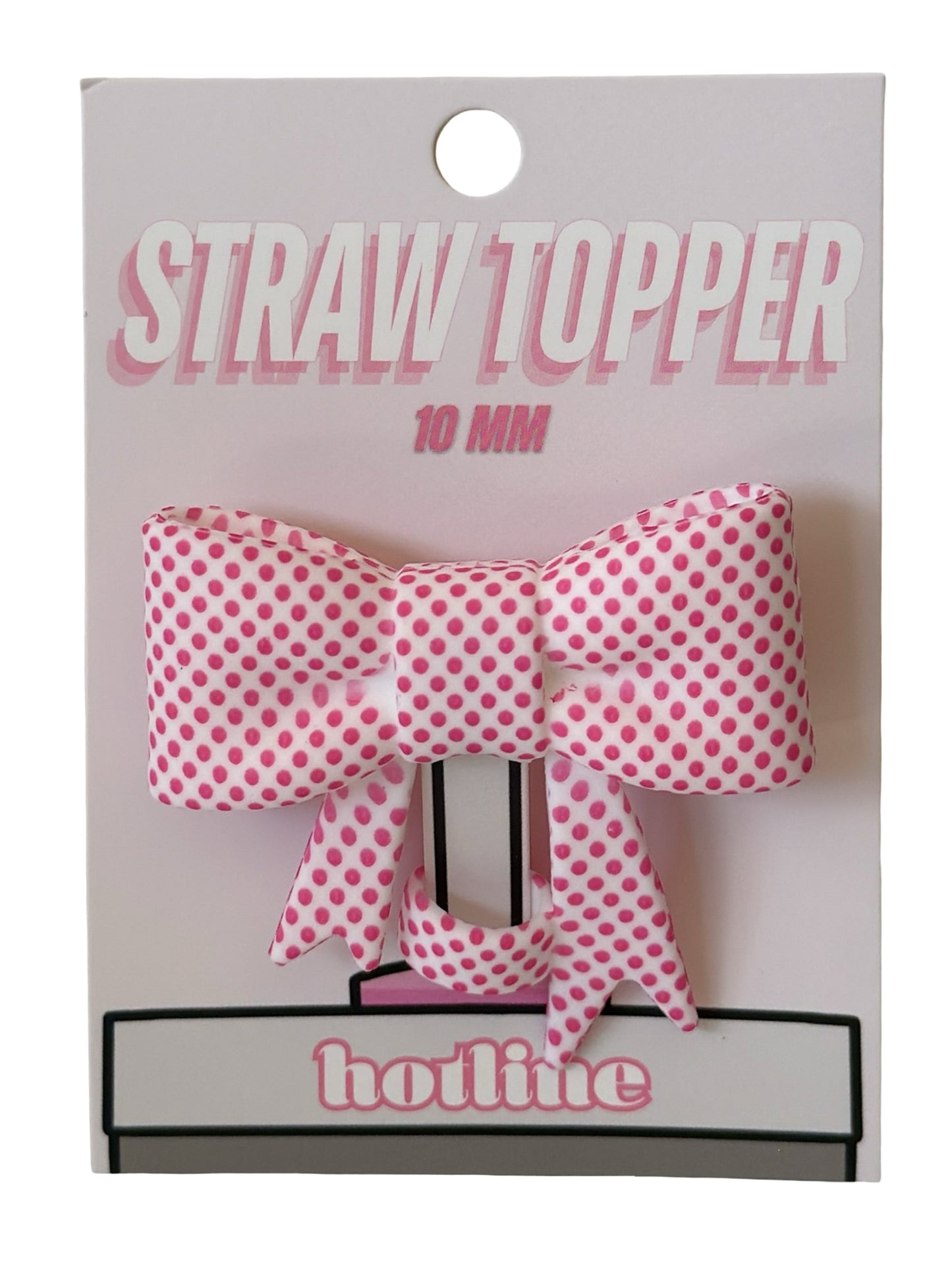 Large Bow Straw Toppers