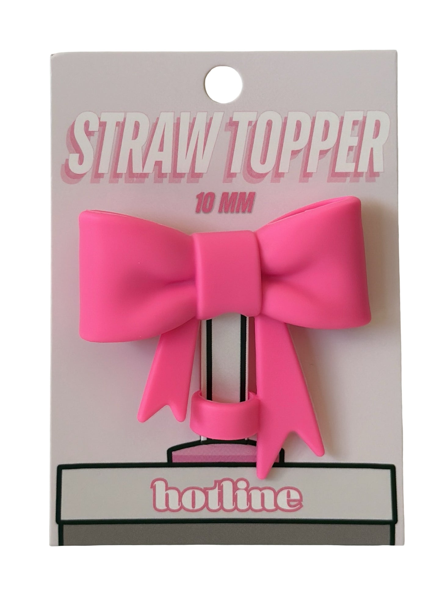 Large Bow Straw Toppers