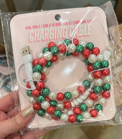 Beaded Charger Charging Cables
