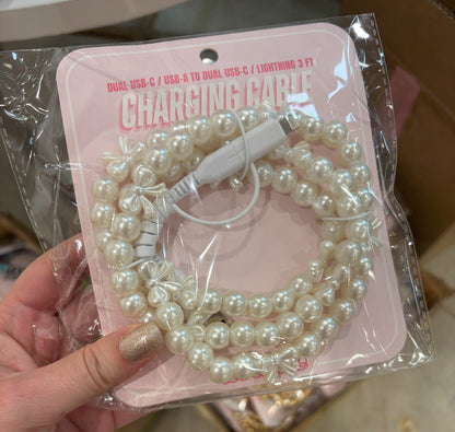 Beaded Charger Charging Cables