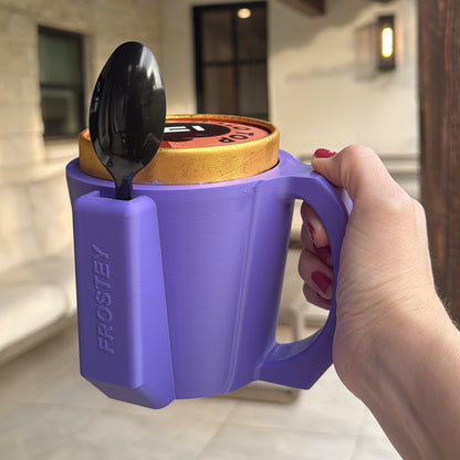 Frostey Ice Cream Pint Handle Holder Sipzey