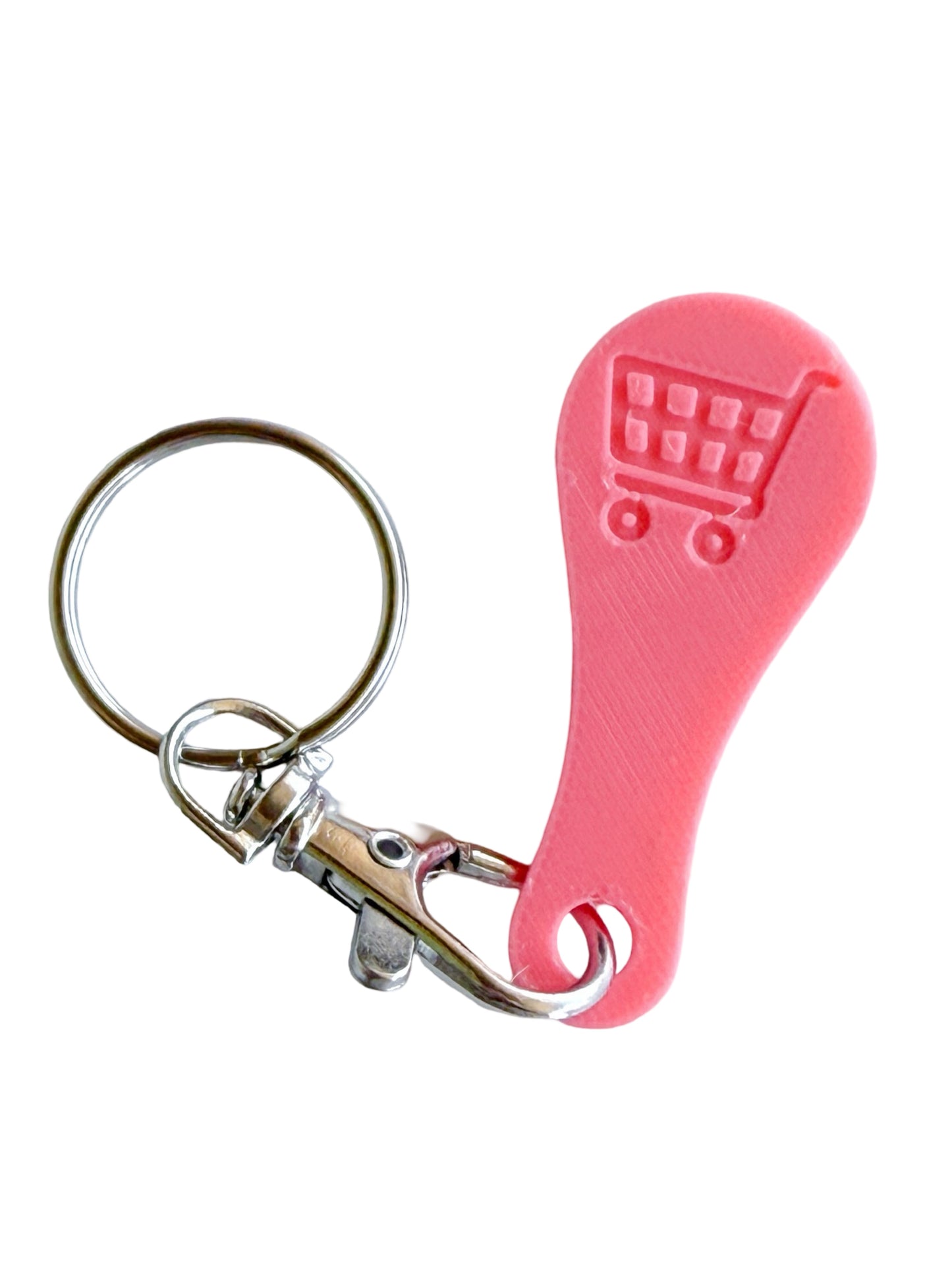 Shopping Cart Quarter Saver Keychain