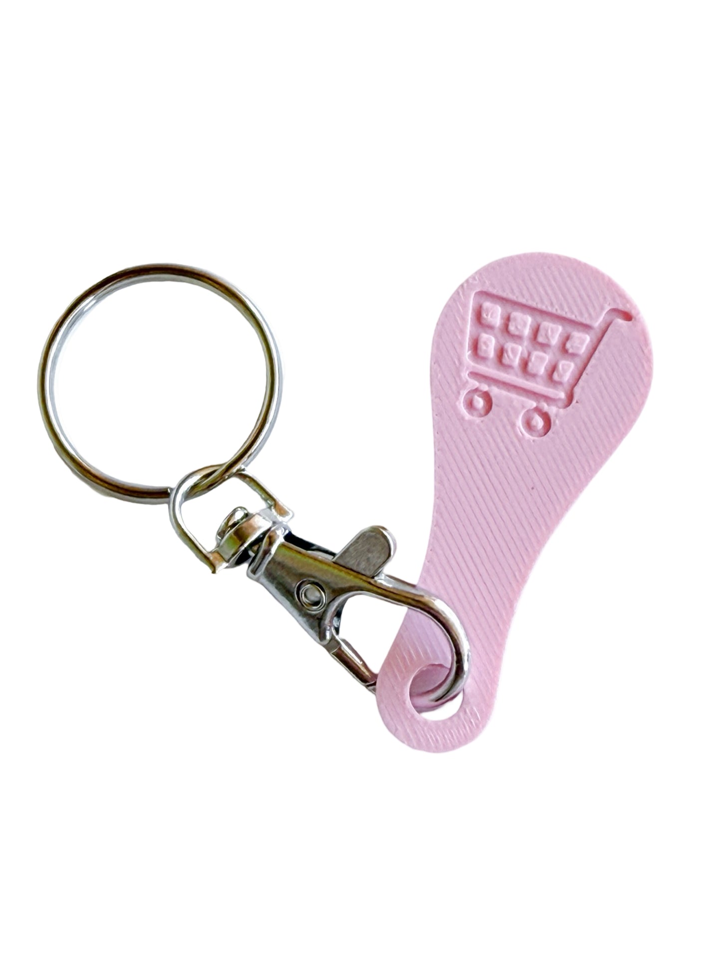 Shopping Cart Quarter Saver Keychain