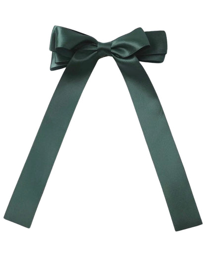 Small Ribbon Bow Barrette