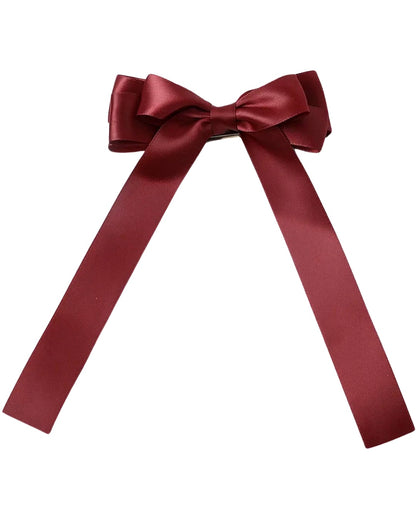 Small Ribbon Bow Barrette