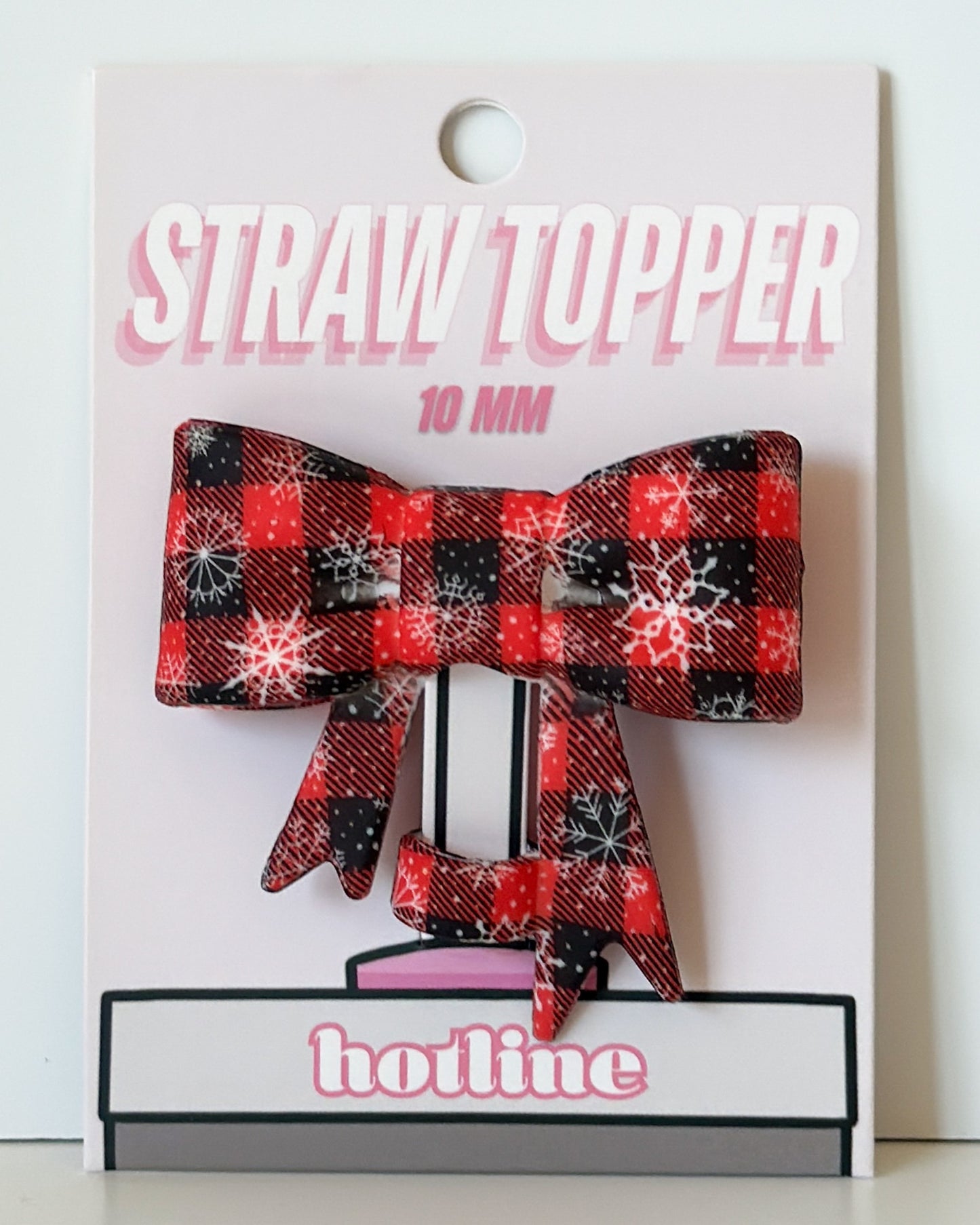 Large Bow Straw Toppers