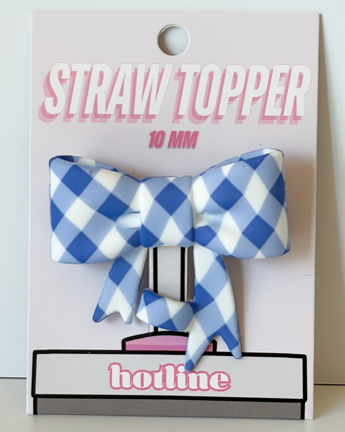 Large Bow Straw Toppers