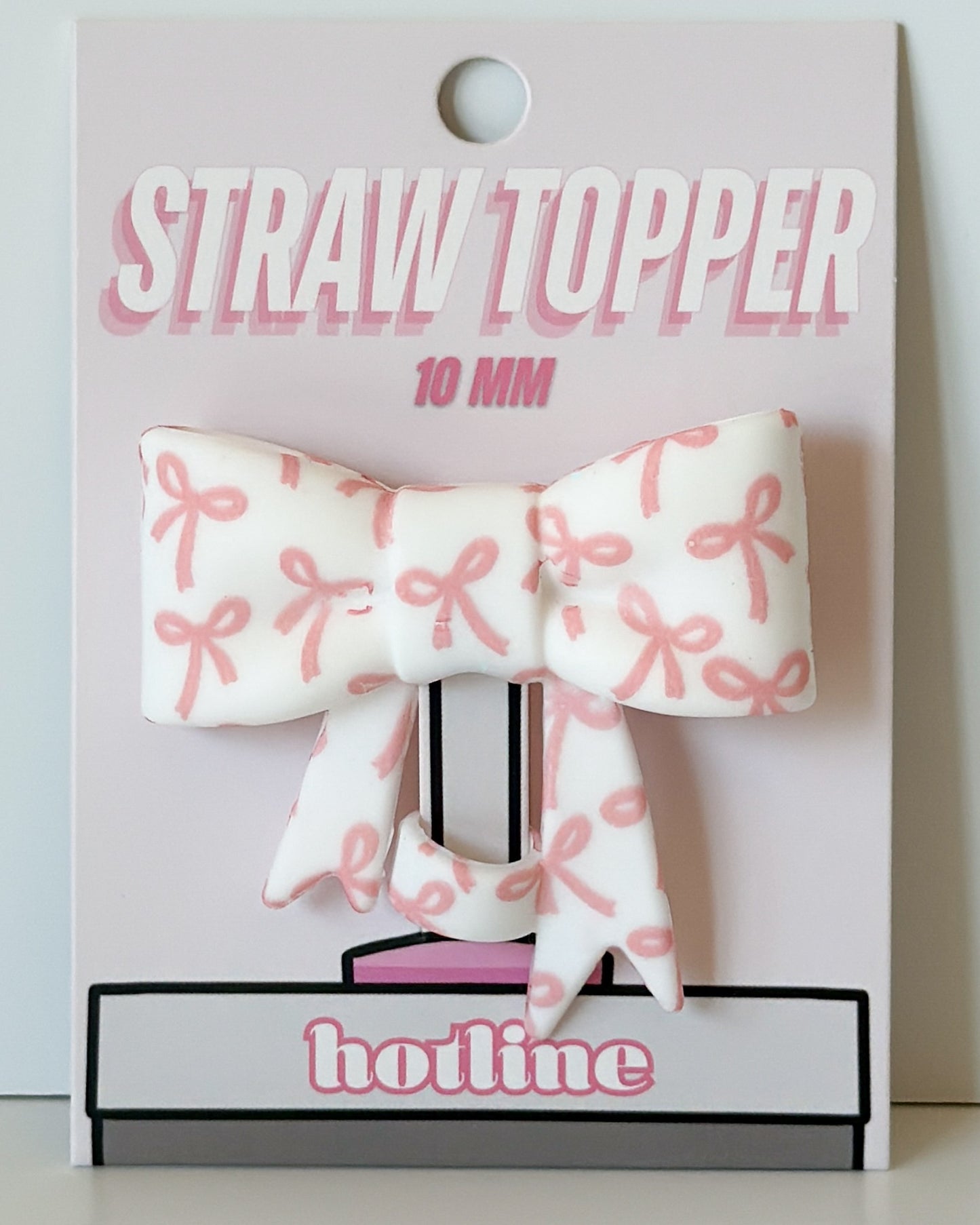 Large Bow Straw Toppers