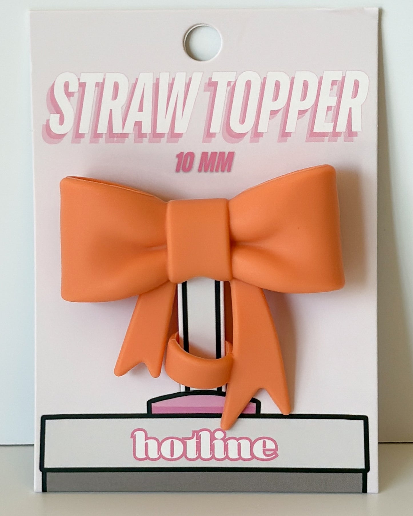 Large Bow Straw Toppers