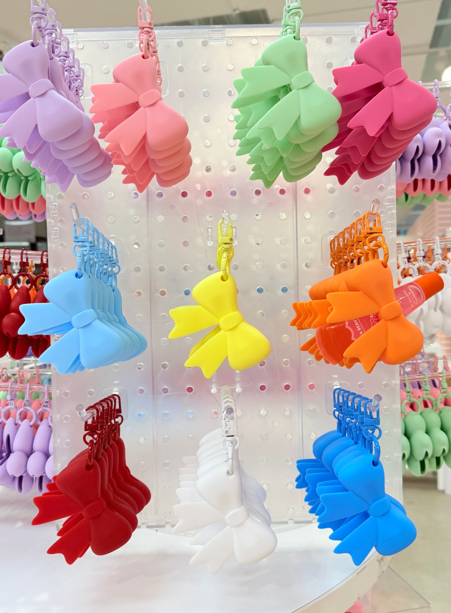 Lip Gloss Holder Keychain - Bow