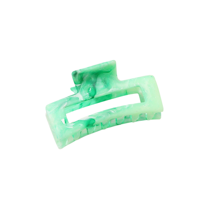 Medium Marble Rectangle Cutout Claw Clip (6 colors)